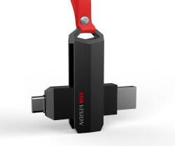 Hikvision HS-USB-E304C-32G 32GB Type-C Dual 3.2 USB Flash Bellek - HIKVISION