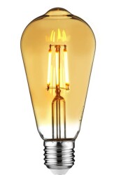 Horoz Vintage-6 Rustıc Globe Led Ampul 6W 2200K Flament - HOROZ