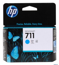 HP 711 Cyan Mavi 29ML Plotter Kartuşu CZ130A - HP
