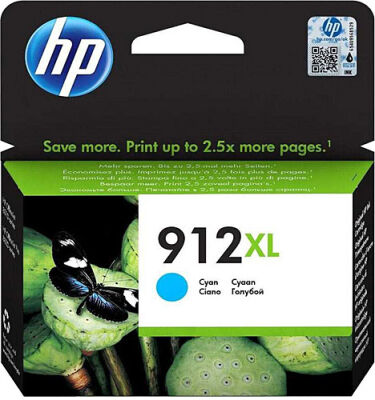HP 912XL Yüksek Kapasite Cyan Mavi Kartuş 3YL81A - 1