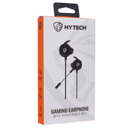 Hytech HY-GK1 3,5 Oyuncu Esnek Mikrofonlu Siyah Kulakiçi Kulaklık - 2