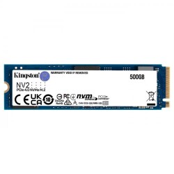 Kingston 500GB NV2 SNV2S-500G 3500-2100MB-s PCIe NVMe M.2 SSD Disk - KINGSTON