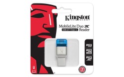 Kingston FCR-ML3C MobileLite DUO 3C USB-A+USB-C microSDHC-SDXC Kart Okuyucu - 2