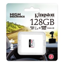 Kingston SDCE-128GB 128GB microSDXC Endurance 95R-45W C10 A1 UHS-I Card Only Hafıza Kartı - 2