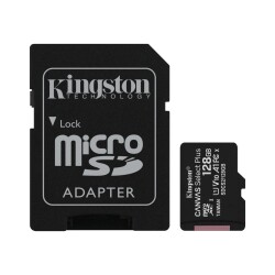 Kingston SDCS2-128GB 128GB micSDXC Canvas Select Plus 100R A1 C10 Card + ADP Hafıza Kartı - 1