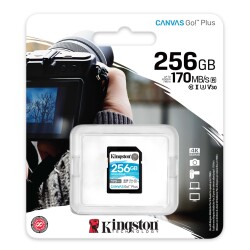 Kingston SDG3-256GB 256GB SDXC Canvas Go Plus 170R C10 UHS-I U3 V30 Hafıza Kartı - 2