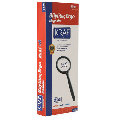 KRAF BÜYÜTEÇ ERGO 50MM 6x 313G - 3