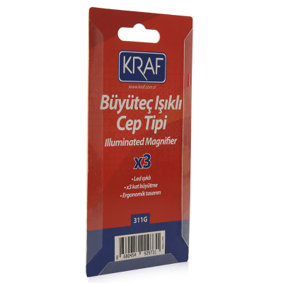 KRAF BÜYÜTEÇ IŞIKLI CEP TİPİ 311G - 5