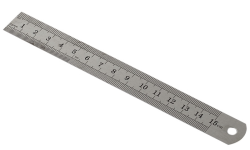 KRAF ÇELİK CETVEL 15 CM INCH ÖLÇÜLÜ 515G - 1