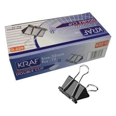 KRAF ÇELİK KISKAÇ 32 MM 12'Lİ - 1