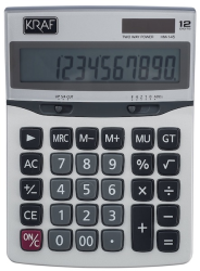 KRAF HESAP MAKİNESİ MASAÜSTÜ 12 HANE HM-145 - Kraf