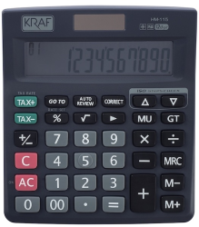KRAF HESAP MAKİNESİ MASAÜSTÜ 12 HANE TAX HM-115 - Kraf