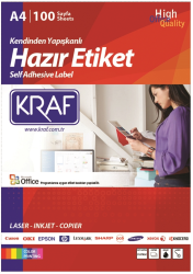 KRAF LASER ETİKET KF-2001 199.6 X 289.1 MM - Kraf