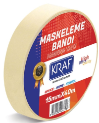 KRAF MASKELEME BANDI 15MMX40M 4015G - Kraf