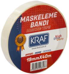 KRAF MASKELEME BANDI 19MMX40M 4019G - Kraf