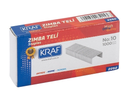 KRAF ZIMBA TELİ NO:10 BEYAZ 1000 Lİ 225G - Kraf