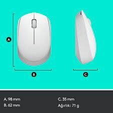 Logitech 910-006867 M171 Kablosuz Beyaz Mouse - 2