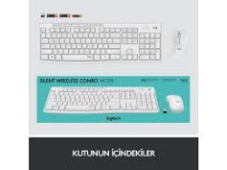 Logitech 920-010089 MK295 Kablosuz Beyaz Klavye Mouse Set - 2