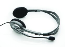 Logitech 981-000271 H110 Stereo Kulaküstü Gri Kulaklık - 1