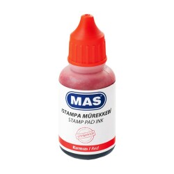 MAS 464 ISTAMPA MÜREKKEBİ 20ML KIRMIZI - AVES