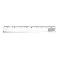 MAS PLASTİK CETVEL 30 CM ŞEFFAF 2230 - 