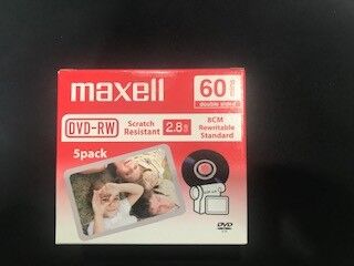 Maxell Dvd-rw 2.8gb 8cm Rewritable Standar Kamera Dvd - 1