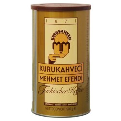 MEHMET EFENDİ TÜRK KAHVESİ TENEKE 500 GR. + - Mehmet Efendi