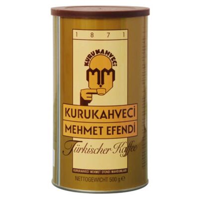 MEHMET EFENDİ TÜRK KAHVESİ TENEKE 500 GR. + - 1