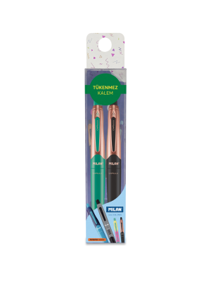 MILAN 1765809120 CAPSULE COPPER TÜKENMEZ KALEM BLİSTER - 2Lİ - 1