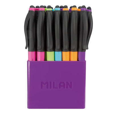 MILAN 176592124 STYLUS COLOUR TÜKENMEZ KALEM - 24ADET - 1