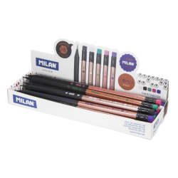 MILAN 71421724 GRAPHITE HB COPPER SİLGİLİ KURŞUN KALEM - 24ADET - 1