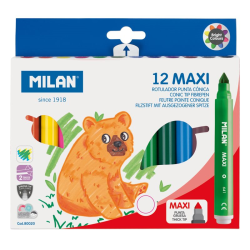 MILAN 80020 MAXI JUMBO KEÇELİ KALEM - 12 Lİ - MILAN