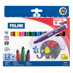 MILAN 80020 MAXI JUMBO KEÇELİ KALEM - 12 Lİ - 2