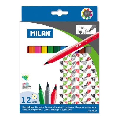 MILAN 80158 FINE KEÇELİ KALEM - 12 Lİ - 2