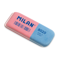 MILAN CCM8020 SENTETİK SİLGİ - ÇİFT RENKLİ - 20ADET - MILAN