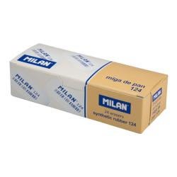 MILAN CMM124 SENTETİK OVAL SİLGİ - 24ADET - MILAN
