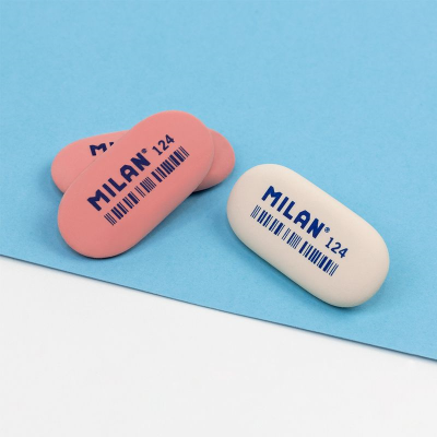 MILAN CMM124 SENTETİK OVAL SİLGİ - 24ADET - 3