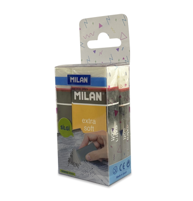 MILAN NATA 5020 EXTRA YUMUŞAK SANATSAL SİLGİ BLİSTER - 3LÜ - 2
