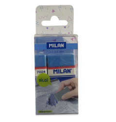 MILAN NATA BLUE 7024B SİLGİ BLİSTER - 3LÜ - MILAN