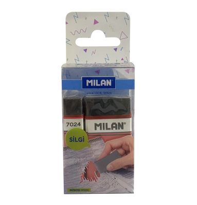 MILAN NATA NEGRA 7024CF SİLGİ BLİSTER - 3LÜ - 2