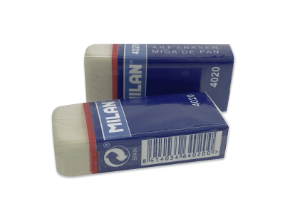 MILAN SOFT SYNTHETIC 4020 SİLGİ BLİSTER - 2Lİ - 3