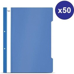 NOKİ ECO TELLİ DOSYA MAVİ 50'Lİ - 