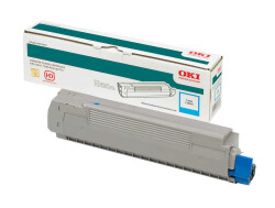 Oki C824-834-844 5bin Sayfa Cyan Mavi Toner 47095703 - OKI