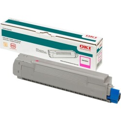 OKI MC873-MC883 10.000 Sayfa Magenta Kırmızı Toner 45862815 - OKI