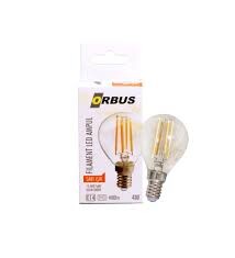 Orbus ORB-PC45 Mum 4W E14 Şeffaf Dekoratif Led Ampul 400 Lm Ra80 220-240V-50Hz - ORBUS