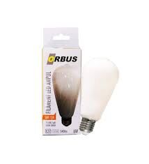 Orbus ORB-STM6W ST64 6W E27 Beyaz Cam Sarı Işık Dekoratif 540 Lm Led Ampul Ra80 220-240V-50Hz - 1