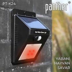 Panther PT-K24 Solar Led Sokak Lambası Yabani Hayvan Savar - PANTHER