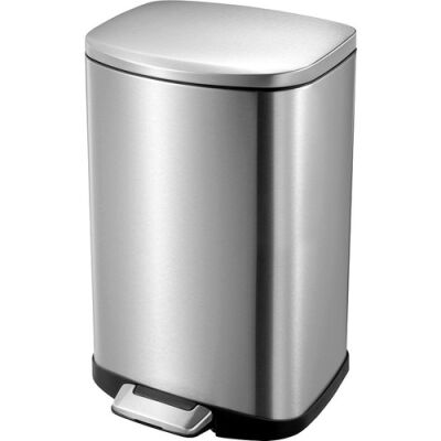 PASLANMAZ PEDALLI ÇÖP KOVASI 50 LT - 1