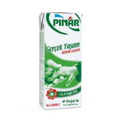 PINAR TAM YAĞLI SÜT 200 ML - 