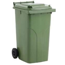 PLASTİK ÇÖP KONTEYNER 240'LT TEKERLEKLİ - 